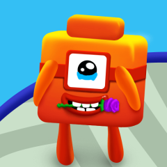 Merge Number Cube 3D Run Game